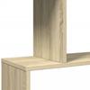 Room Divider Bookshelf with 4 Shelves Sonoma Oak Finish 70 X 24 X 129 Cm