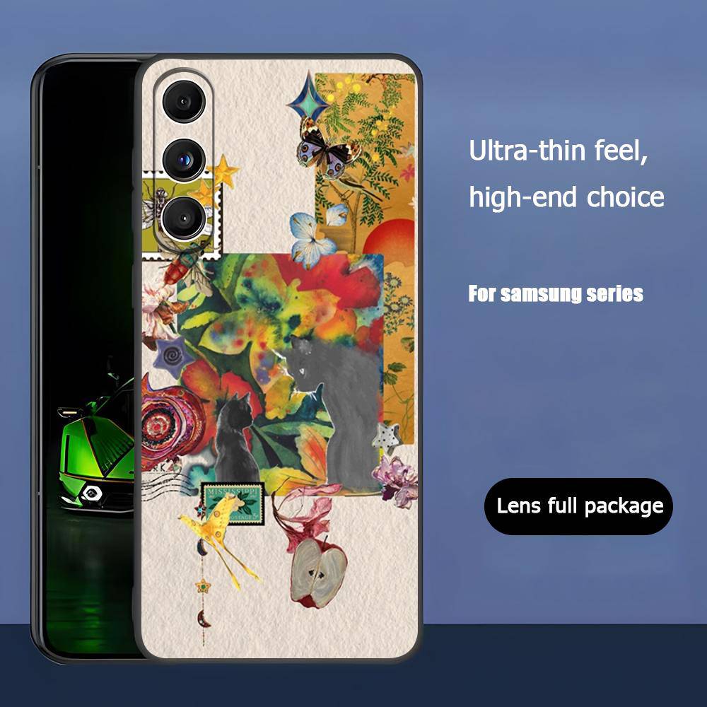 Musikerin A-Adrianne Lenker Für Samsung Galaxy S25 S24 S23 Ultra S22 S21 Plus S20 Schwarze Weiche Silikon Schutzhülle