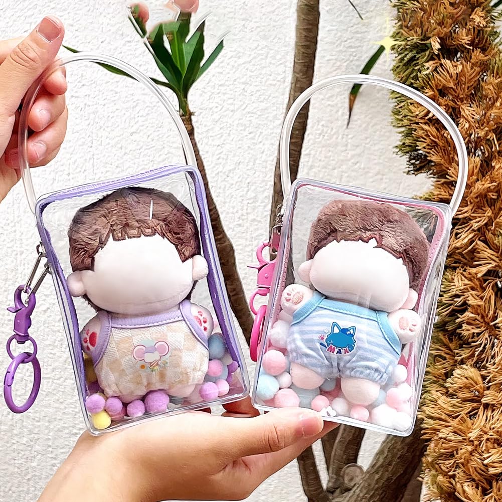 YUYAKESHI Ita Genähte Going Doll 10cm Baumwolle Für Gefüllte Rechteckige Griff Schlüsselanhänger 13cm Hohe Tasche, Beutel, Staubdicht, Beutel, Aus, Halter, Puppe, Spielzeug,