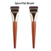 3/2/1pcs Ultra Thin Foundation Brush Soft Hair Thin Face Contour Brush Flat Contour Brush Blending Foundation Cream Makeup Tools