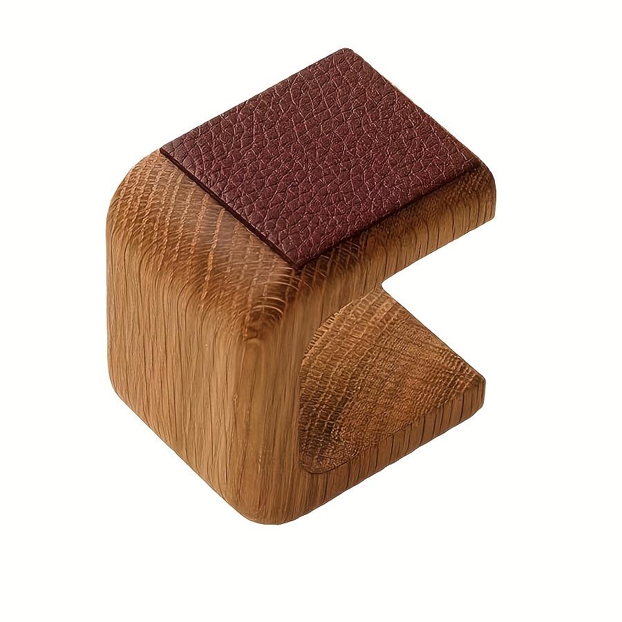

Handcrafted Watch Organizer Made of Wood, Leather Lined, Scratch-Resistant & Durable, for Home & Office Watch Display