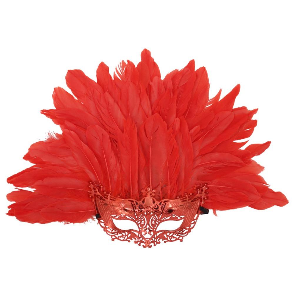 Personality Feather Masquerade Mask Novelty Cosplay Mask Carnival Headpiece  Easter Carnival Party
