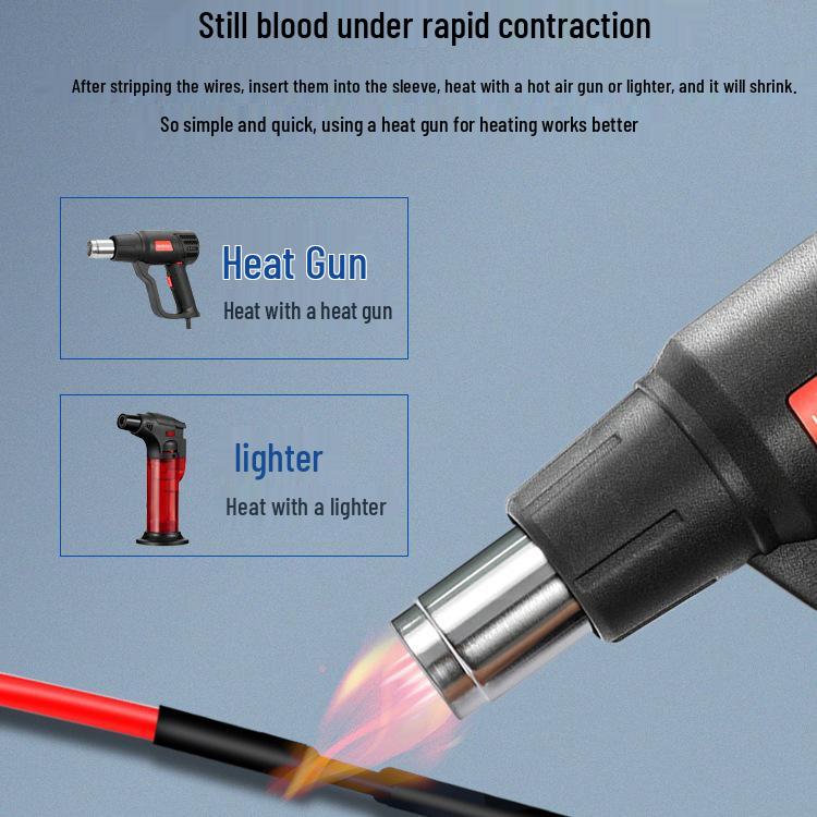 Flame Retardant Heat Shrink Tubing: Flexible, Waterproof Insulating Sleeve for Wiring and Data Cable Protection