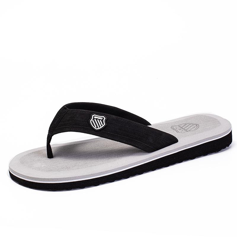 Herren Sommer Flip Flops Strandsandalen Anti-Rutsch Casual Flache Schuhe Hochwertige Hausschuhe Zapatos Chanclas De Hombre Schuhe für Männer