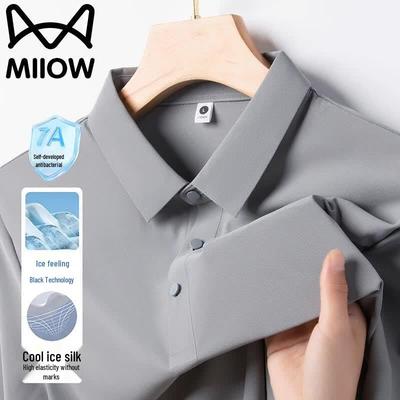 Herren Eisseide Poloshirt