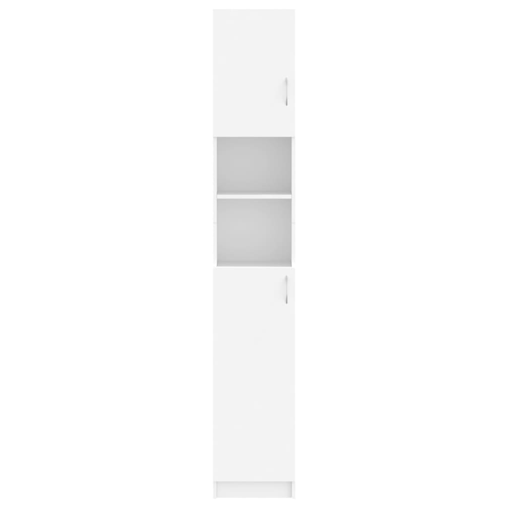 Bathroom Cabinet White 32 * 25.5 * 190 Cm Engineered Wood