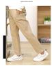 Khaki School Uniform Pants for Primary and Middle School: Boys' Spring/Autumn Cotton Casual Pants & Girls' Stretch Cotton Long Pants