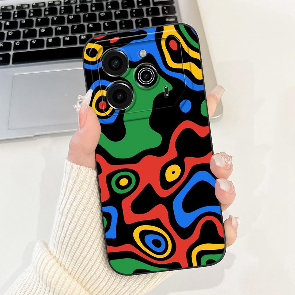 Phone Shell For Tecno Pova 6 Pro 5G Case LI9 Cute Animals Cases Soft Silicone TPU For Pova 6 Pova6 Pro Protector Cover 6.78"