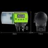 Automatic Fish Feeder Rechargeable Battery Aquarium Food Dispenser 7oz Large Capacity for Vacation Weekend Holiday
