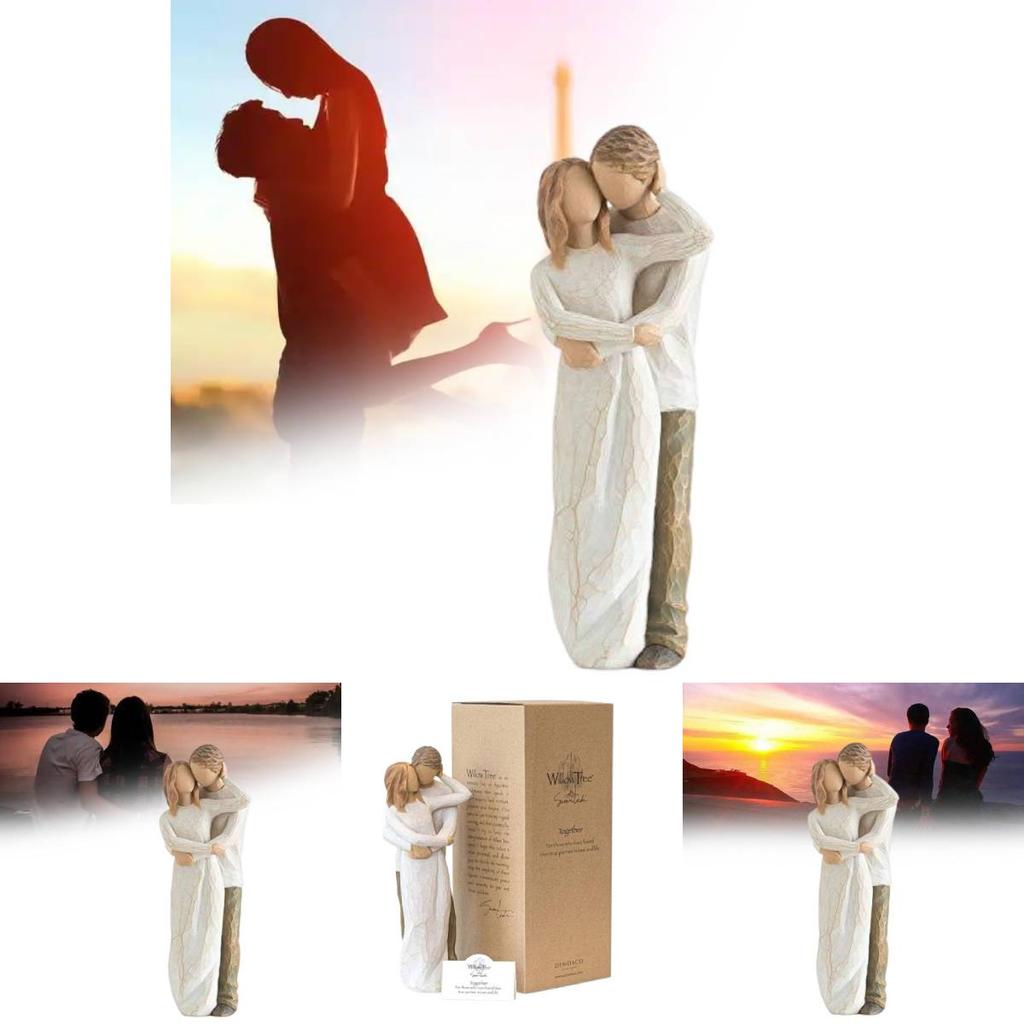 Exquisite Willow Tree Together Harzskulptur Perfekt für Abschlussfeiern und Einweihungen