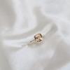 Peach Morganite Quartz 925 Sterling Silver Minimalist Ring Jewelry, Statement Gift Ring Jewelry