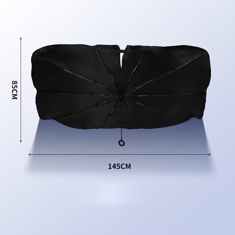 Car Windshield Sunshade: Logo-Printable, Heat-Insulating Sun Protection Umbrella for Cars