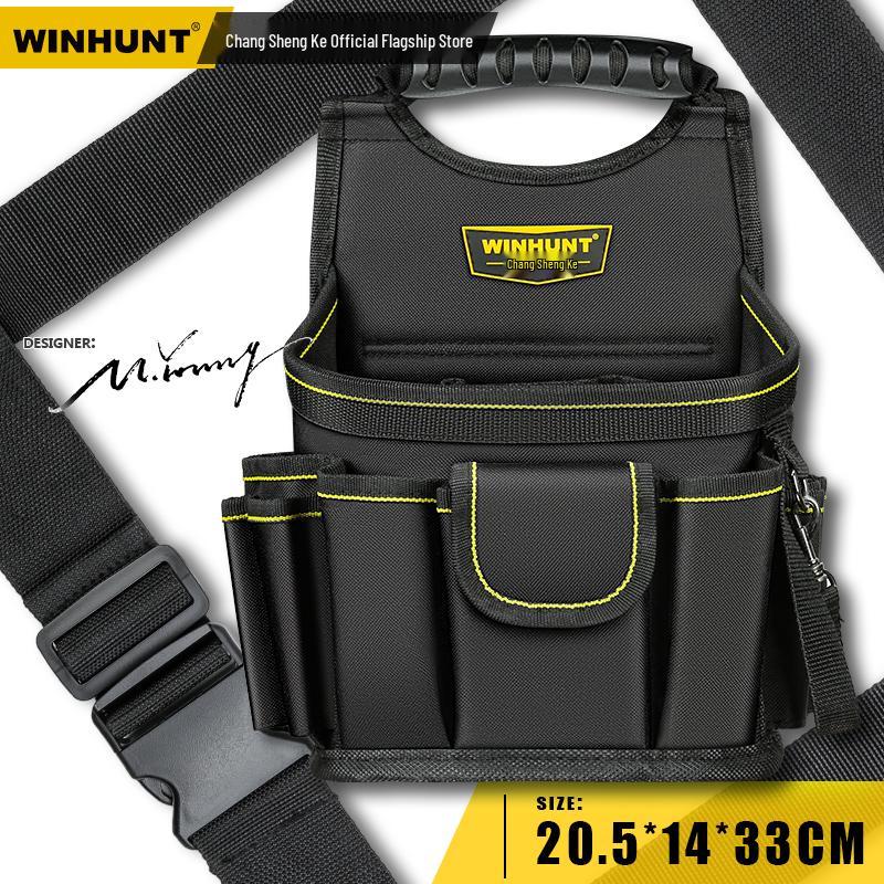 Multifunctional Thickened Oxford Cloth Tool Bag - Handheld Hardware and Electrician Waist Bag