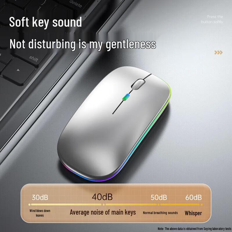 MIGE S14 Rechargeable Bluetooth Tri-mode Silent Wireless Mouse