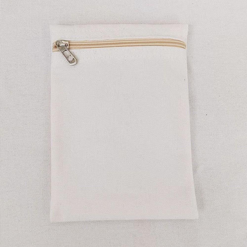 High Quality with Zipper Sew-in Side Hidden Pocket Solid Color Durable Inside Security Pocket Polyester Travel Wallet Pouch