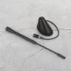 Universal 9inch Car Black FM Radio AM Spiral Antenna Aerial Rod Mast with Base