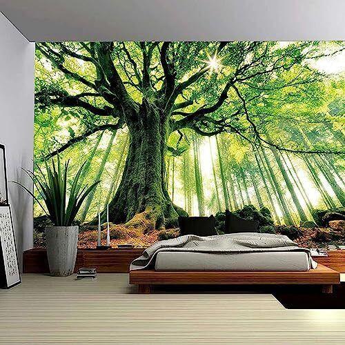 Tapestry on the bedroom wall in the living room 75x100 чёрный