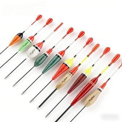 High Sensitivity Bal Spruce Wood Fishing Float10Only Includes Bold and Eye-catching Fishing Buoys for Rock Fishing, Long-distanc