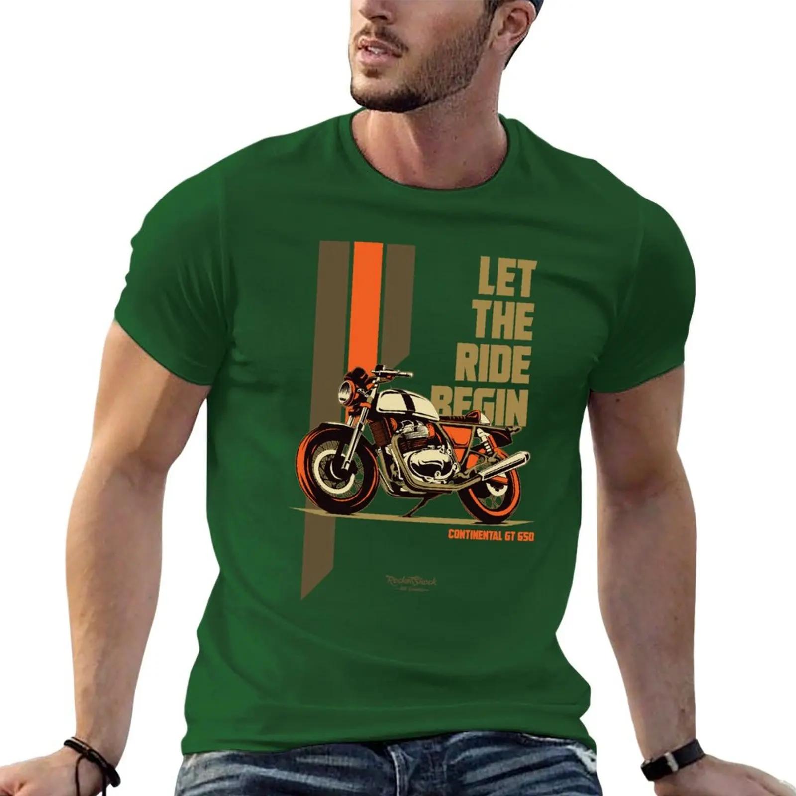 

Continental gt 650 rider T-Shirt boys whites anime figures tees t shirts for men cotton 4XL