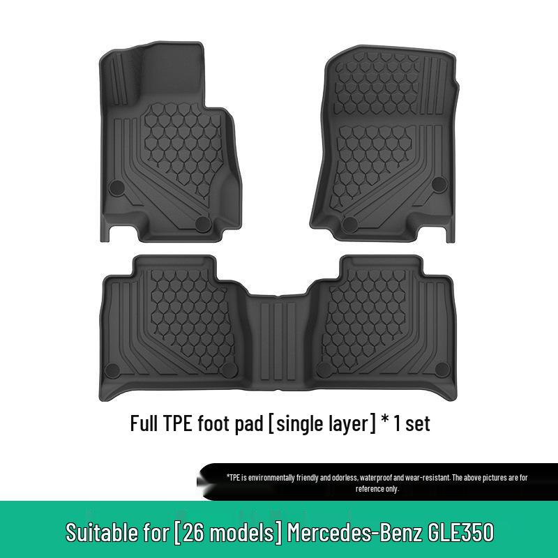 Mercedes-Benz GLE 350 Car Floor Mats - TPE, Trunk & Vehicle-Specific, Fits 26 Models