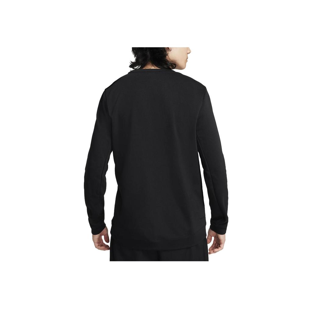 Nike Embroidered Logo Crew Neck Sweatshirt Men Tops Black FB5510-010