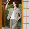 Yalu Women's Spring-Autumn Casual Two-Piece Set