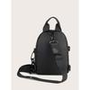 Sporty, Unisex, Lightweight, Business Casual Mini Chain Decor Satchel Bag For Teen Girls Women College Students, Rookies & White-collar Workers