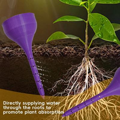 Deep Watering Plant Spikes Weatherproof Root Irrigation Funnels for Succulents Vegetables and Outdoor Gardening