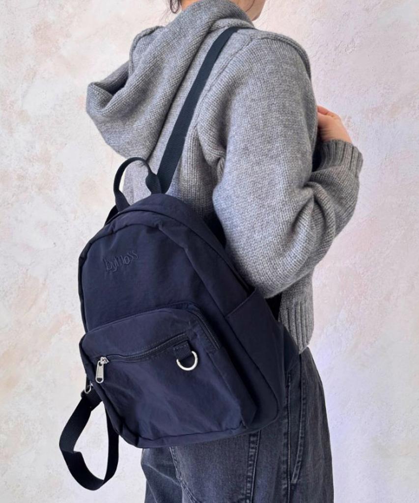 Bymoss Poka Mini Backpack Black Gray