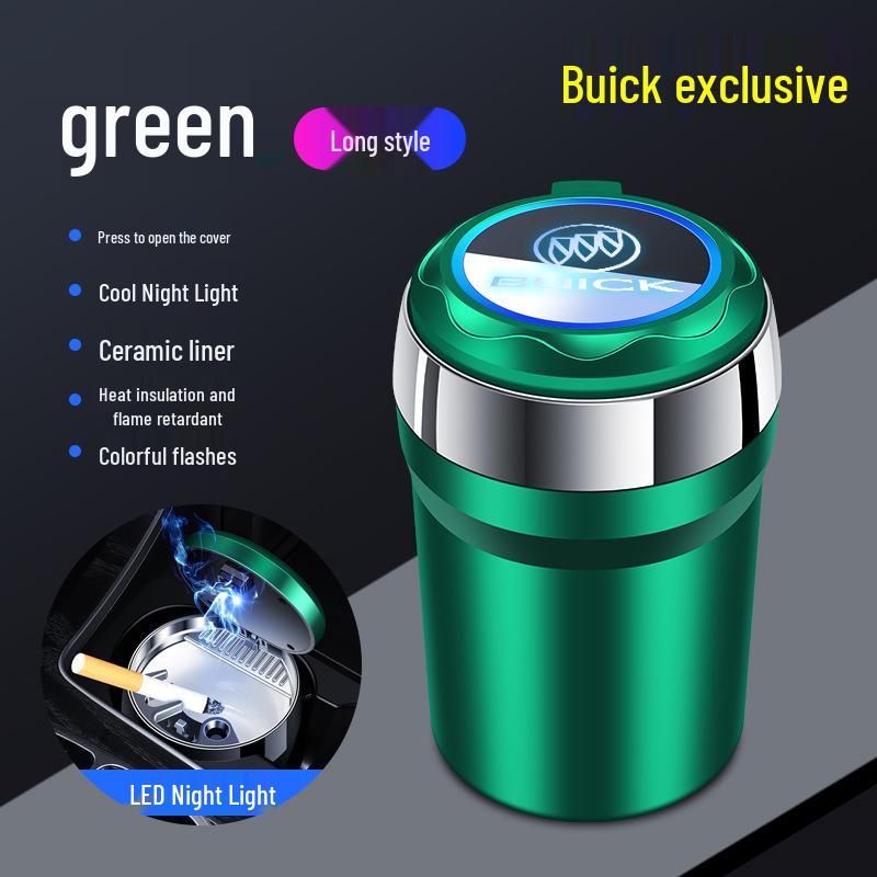 Seven-Color Ambient Light Car Ashtray for Buick Regal, LaCrosse, Encore, E5, Excelle, Angyang