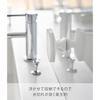 Yamazaki Magnet Silicone Facial Brush White W6.6D6.6H3.8cm Tower Cleansing Magnetic Wall Storage 10614