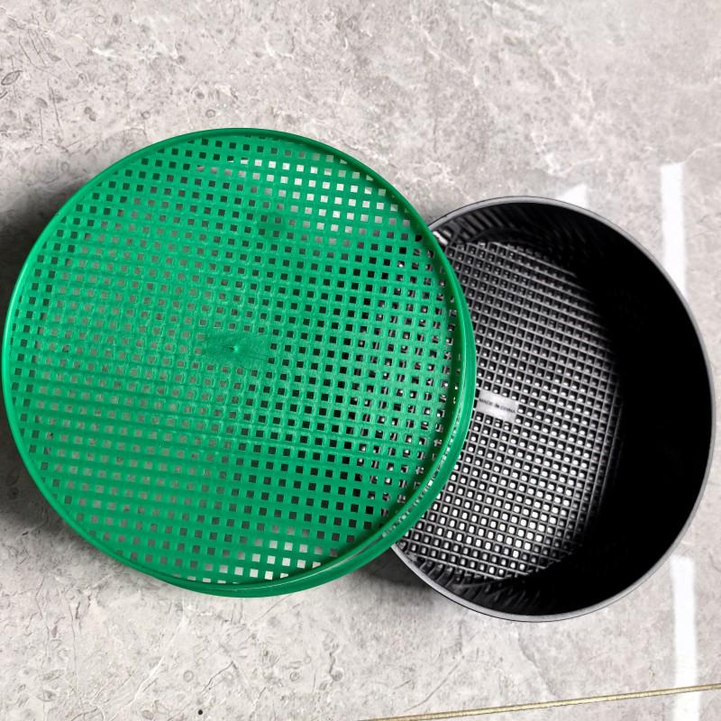 

Пластиковое сито для почвы и порошка для выращивания Outer Diameter 208mm, Height 53mm, Aperture 3mm зелёный