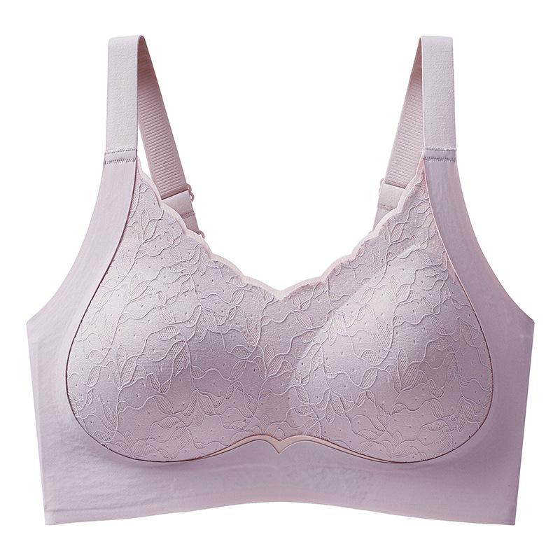 Traceless No Steel Ring, Double Breasts, Anti-sagging Sports Back Bra, Thin with Chest Pad.