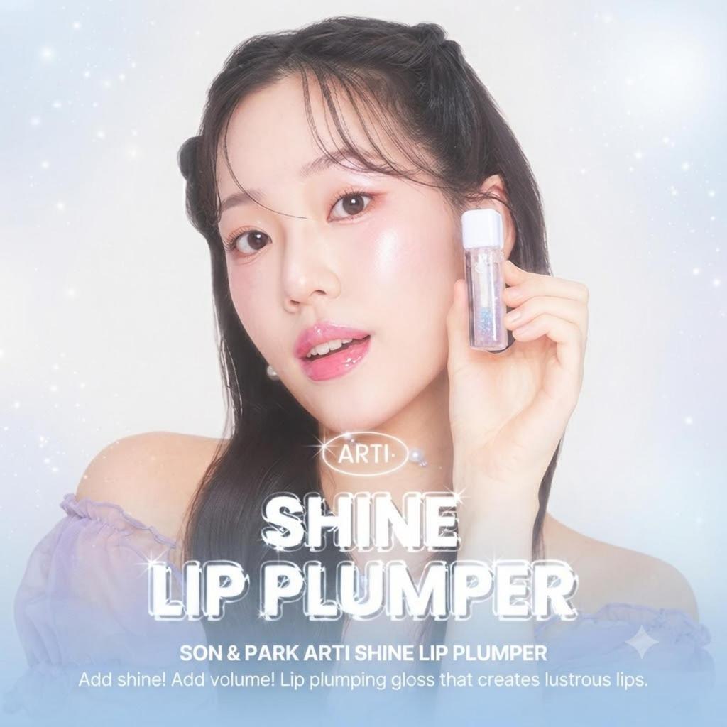 SON&PARK Arti Shine Lip Plumper #01 Pearl Clear 4g (DAISO Korea)