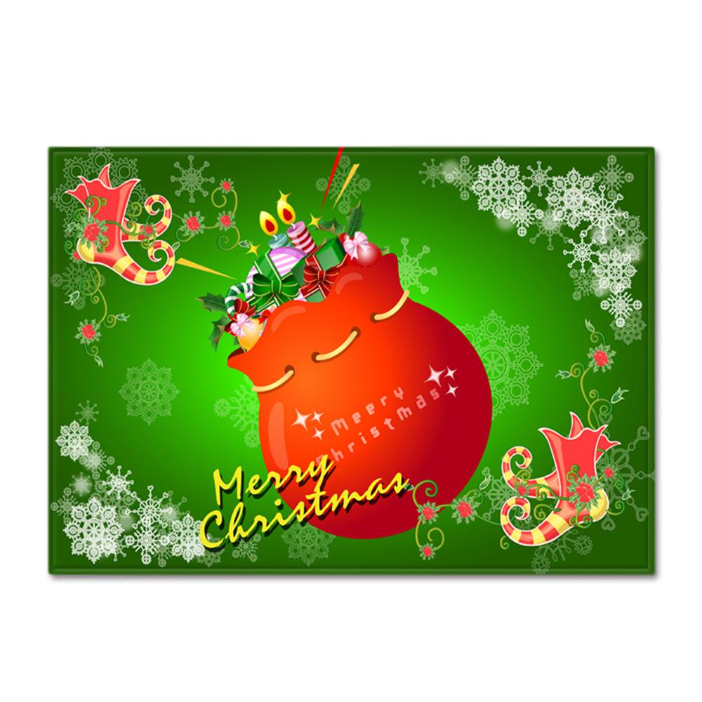Christmas Living Room Floor Mat Bedroom Dining Room Carpet Carpet Doormat