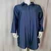 Denim Dress Single Breasted Pockets Summer Buttons Knee Length Dress Streetwear