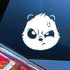 13x1m Angry Cute Panda Car Sticker Auto Body Bumper Windows Motorcycle Laptop Walls Vinyl Film Decal Car Tuning Accessories