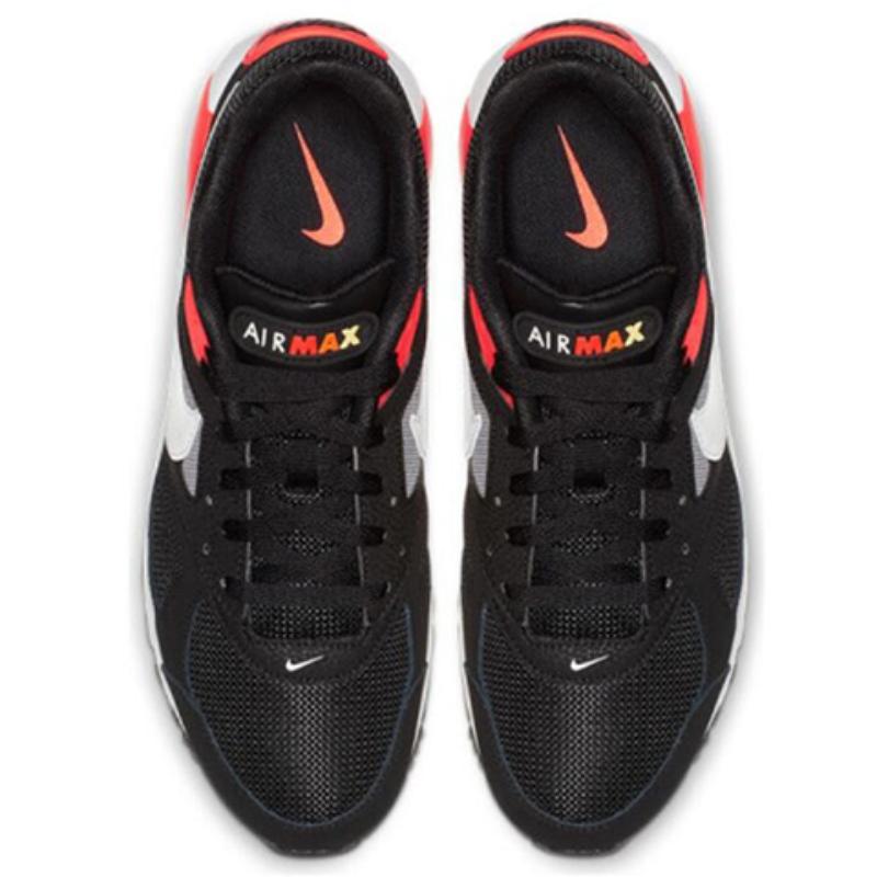 Nike Air Max Ivo Black Bright Crimson Sneakers Casual Shoes 580518-016