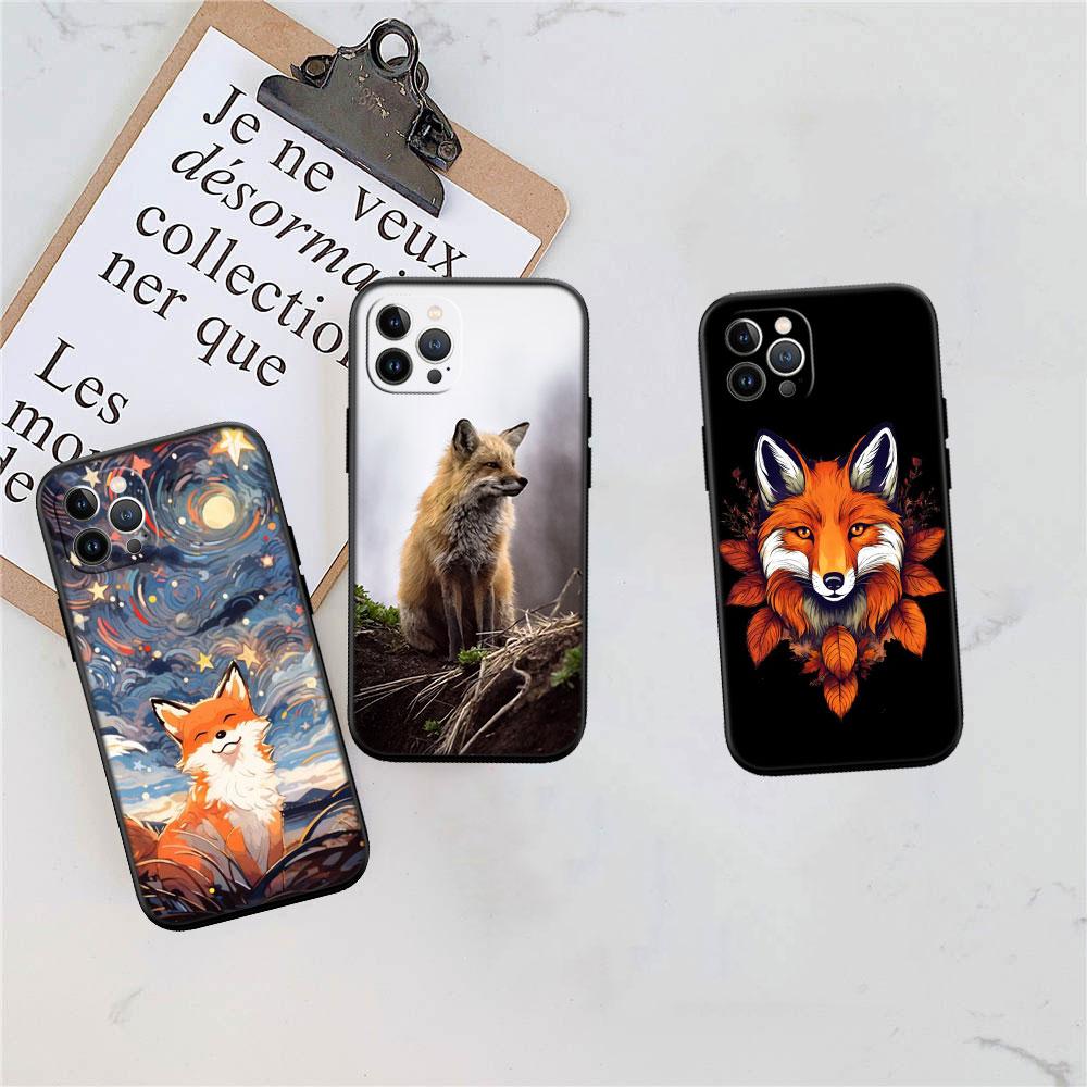 fox funny foxs Shell Phone Case for OPPO A40 A60 A80 A15 A16 A16K A12 A17 A17K A54 A54S A53 A53S A55 A56 A57 A98 F23