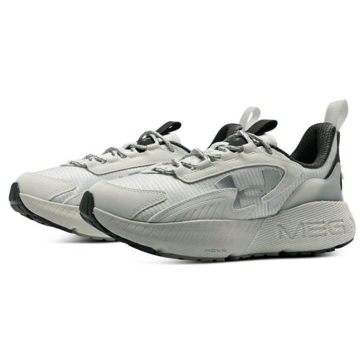 Under Armour HOVR Mega 2 Comfortable Durable Low-Top Casual Running Shoes Unisex sneaker Green Gray 3026629-302