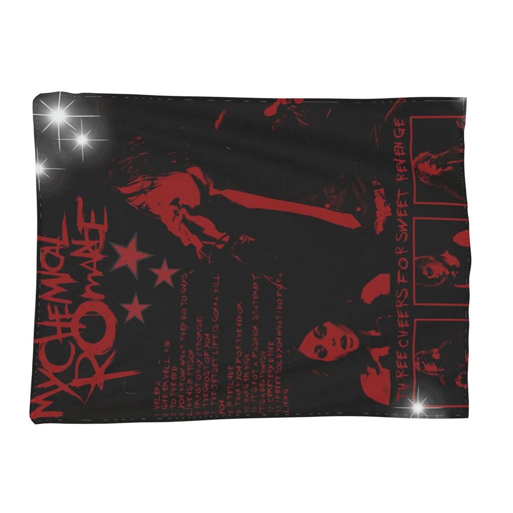 Gerard Way MCR Blankets Soft Warm Flannel Throw Blanket Plush for Bed Living Room Picnic Travel Home Sofa