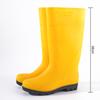 Men's rain boots matte surface non-slip, waterproof and wear-resistant food grade PVC high tube rice field farmland vegetable field rain shoes
