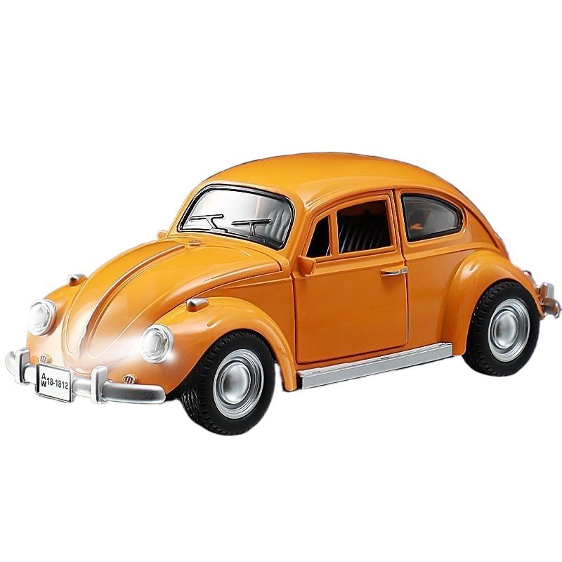 1/18 Volkswagen Beetle 1955 Alloy Metal Diecast Model Car Toy Car High Simulation Classic Collection Hobbies Holiday Gifts Child