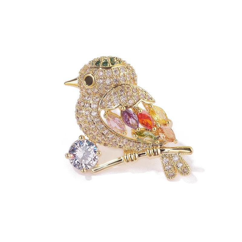 

Брошь в виде птички-сюрприза «Сорока» в виде суперсказки, высококачественная женская японская симпатичная пряжка, защищающая от света, персонализированная булавка для воротника костюма, аксессуары для брошей