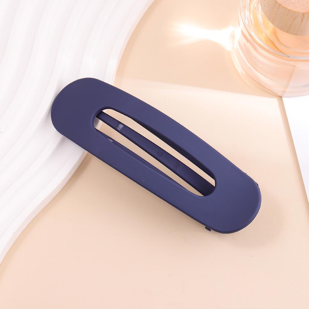 

Шикарная матовая заколка-уточка конфетного цвета для женщин морской синий