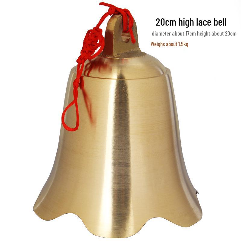 Houdeju Copper Bell & Six Emperors Coins Pendant Wind Chime Ornament