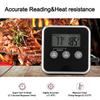 Termômetro Digital de Cozinha para Cozinhar Carne Alimentos Temperatura Para Forno Churrasqueira Grelha Função Timer com Sonda Medidor de Calor para Cozinhar