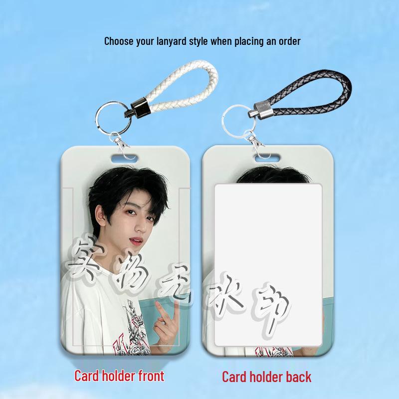 Zhang Guiyuan Student Sliding Card Holder - Handsome Sleeve for Campus, Transportation, or ID Cards