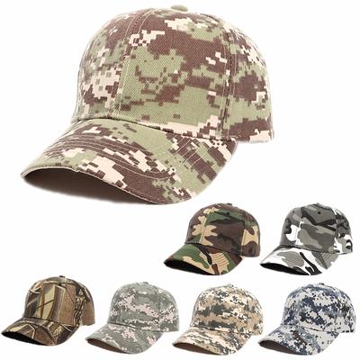 Women Men's Camouflage Hunting Fishing Tactical Baseball Cap Camo Peaked Cap Sunshade Hiking Hat