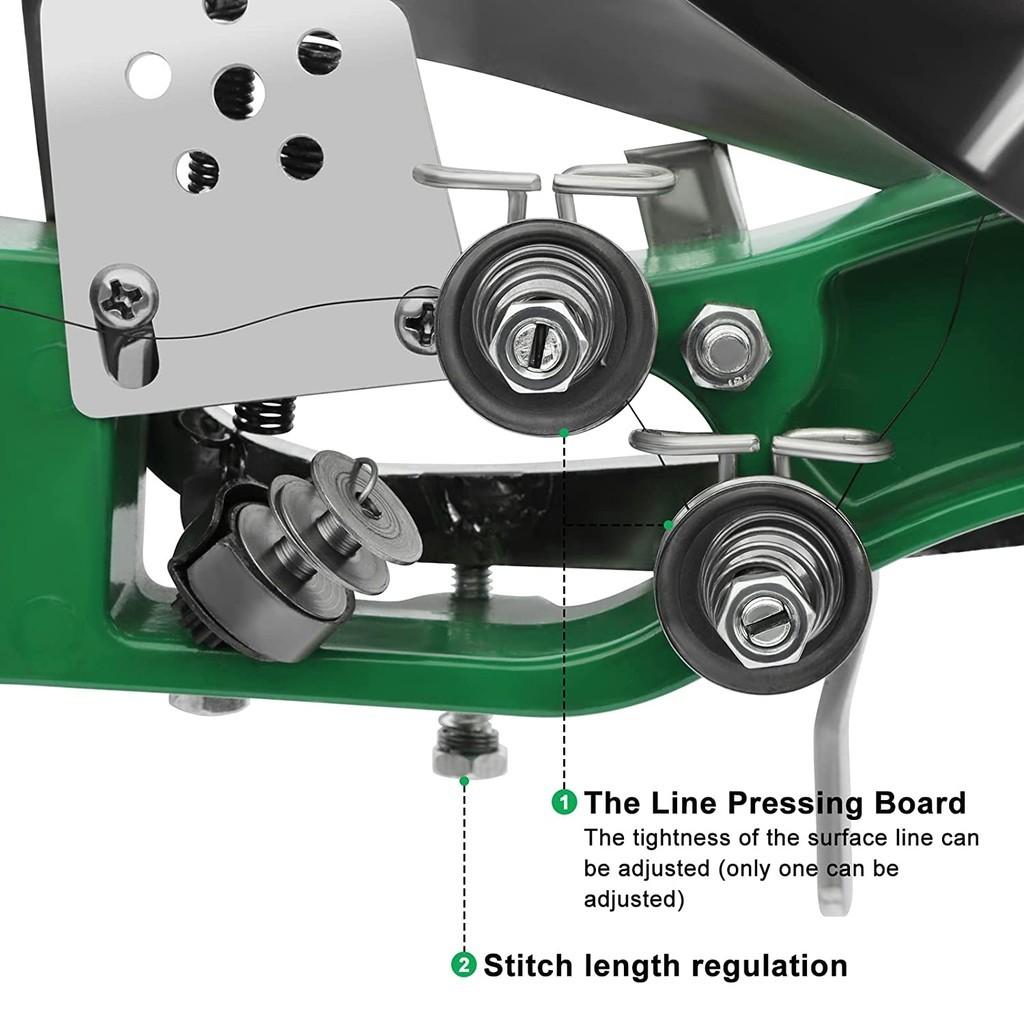 Industrial Shoe Repair Machine Cobbler Manual Shoe Mending Machine Dual Cotton Nylon Line Shoe Sewing Machine
